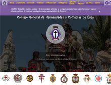 Tablet Screenshot of consejohermandadesecija.org